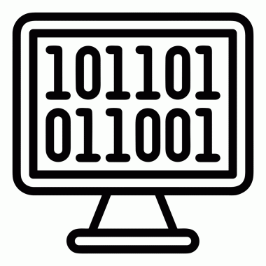 elektronik bilgisayar simgesi vektör resimleme