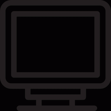 elektronik bilgisayar simgesi vektör resimleme