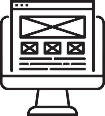 elektronik bilgisayar simgesi vektör resimleme