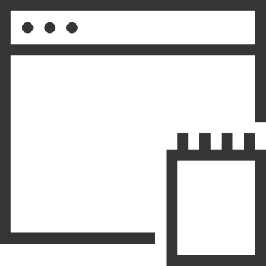 elektronik bilgisayar simgesi vektör resimleme