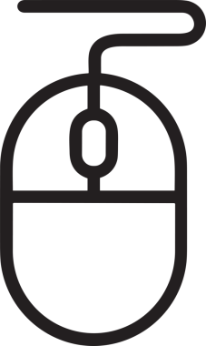 elektronik bilgisayar simgesi vektör resimleme