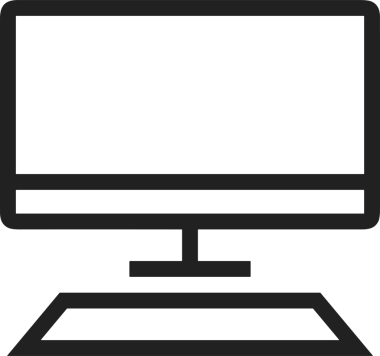 elektronik bilgisayar simgesi vektör resimleme