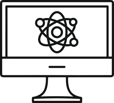elektronik bilgisayar simgesi vektör resimleme