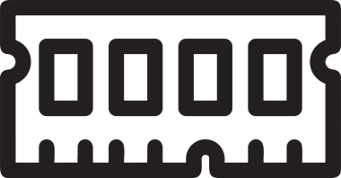 elektronik bilgisayar simgesi vektör resimleme