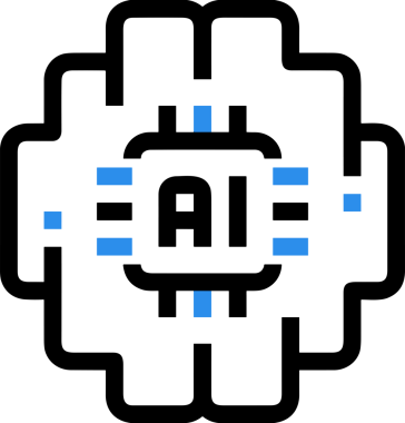 elektronik bilgisayar simgesi vektör resimleme
