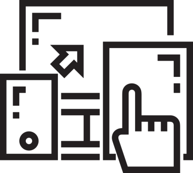 elektronik bilgisayar simgesi vektör resimleme