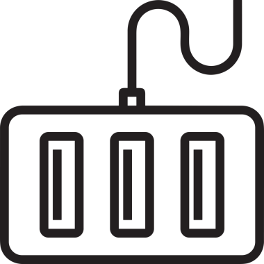 elektronik bilgisayar simgesi vektör resimleme