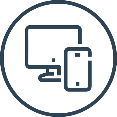 elektronik bilgisayar simgesi vektör resimleme
