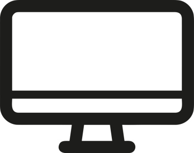 elektronik bilgisayar simgesi vektör resimleme