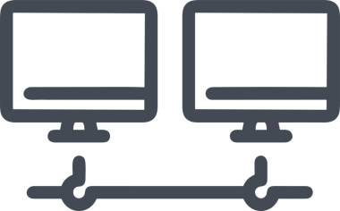 elektronik bilgisayar simgesi vektör resimleme