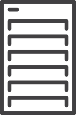 elektronik bilgisayar simgesi vektör resimleme