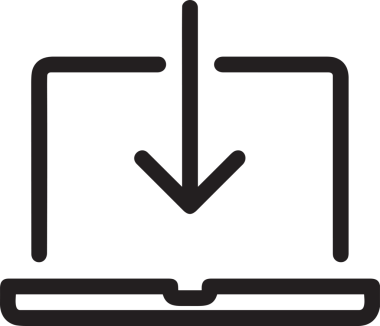 elektronik bilgisayar simgesi vektör resimleme