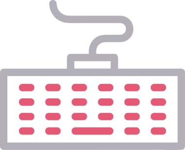 elektronik bilgisayar simgesi vektör resimleme