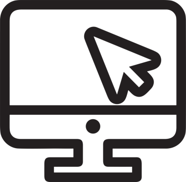 elektronik bilgisayar simgesi vektör resimleme