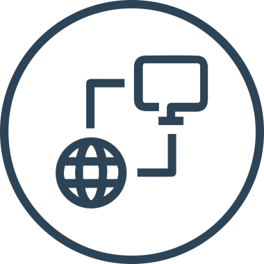 elektronik bilgisayar simgesi vektör resimleme