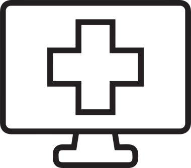 elektronik bilgisayar simgesi vektör resimleme