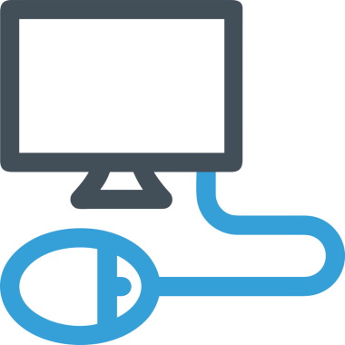 elektronik bilgisayar simgesi vektör resimleme