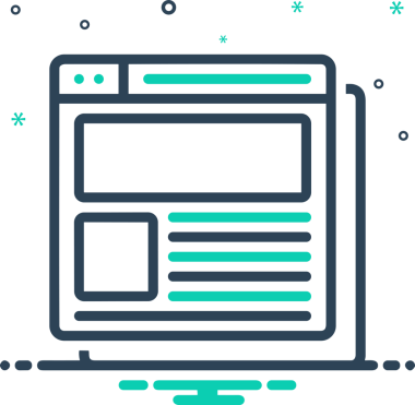 elektronik bilgisayar simgesi vektör resimleme