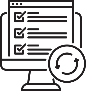 elektronik bilgisayar simgesi vektör resimleme