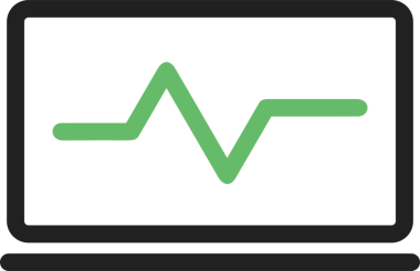 elektronik bilgisayar simgesi vektör resimleme