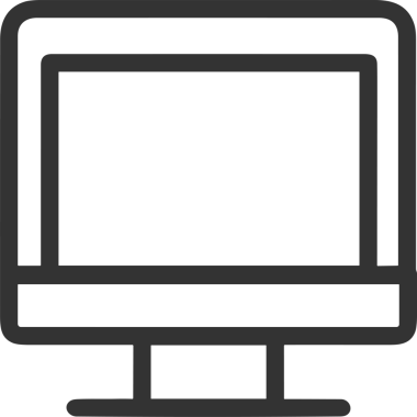 elektronik bilgisayar simgesi vektör resimleme