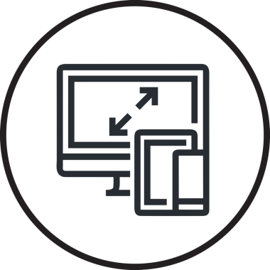 elektronik bilgisayar simgesi vektör resimleme