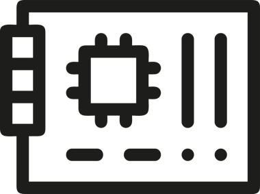 elektronik bilgisayar simgesi vektör resimleme