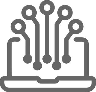elektronik bilgisayar simgesi vektör resimleme