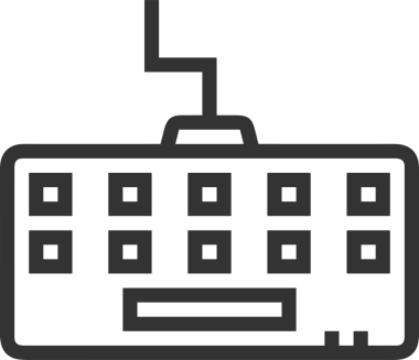 elektronik bilgisayar simgesi vektör resimleme