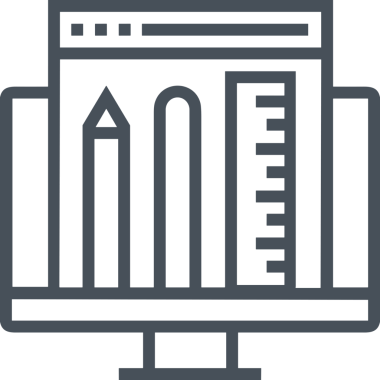 elektronik bilgisayar simgesi vektör resimleme