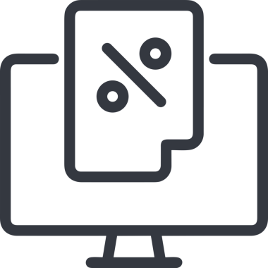 elektronik bilgisayar simgesi vektör resimleme