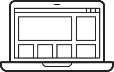 elektronik bilgisayar simgesi vektör resimleme