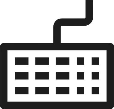 elektronik bilgisayar simgesi vektör resimleme