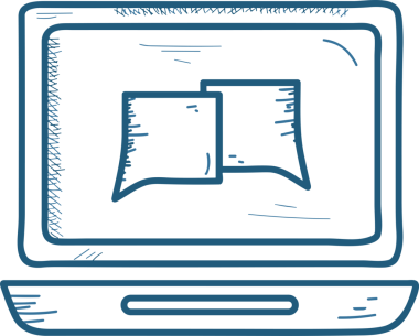 elektronik bilgisayar simgesi vektör resimleme