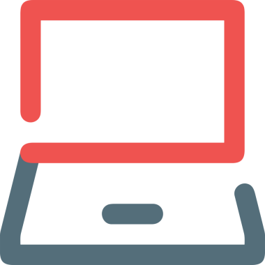 elektronik bilgisayar simgesi vektör resimleme