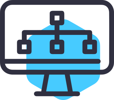 elektronik bilgisayar simgesi vektör resimleme