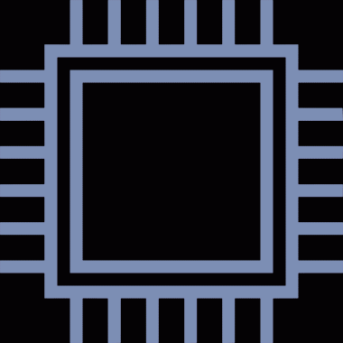 elektronik bilgisayar simgesi vektör resimleme