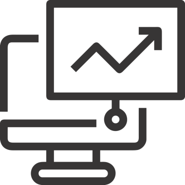 elektronik bilgisayar simgesi vektör resimleme