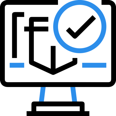 elektronik bilgisayar simgesi vektör resimleme