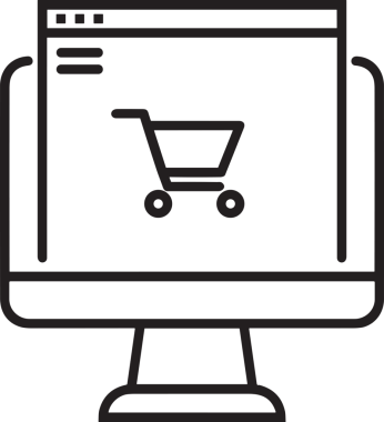 elektronik bilgisayar simgesi vektör resimleme