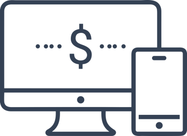 elektronik bilgisayar simgesi vektör resimleme