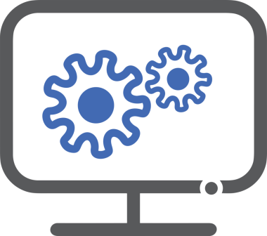 elektronik bilgisayar simgesi vektör resimleme