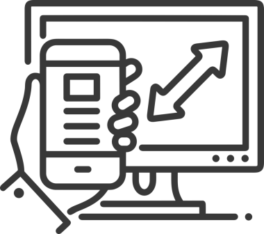 elektronik bilgisayar simgesi vektör resimleme