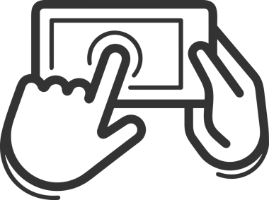 elektronik bilgisayar simgesi vektör resimleme