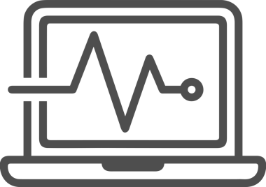 elektronik bilgisayar simgesi vektör resimleme