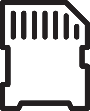 elektronik bilgisayar simgesi vektör resimleme