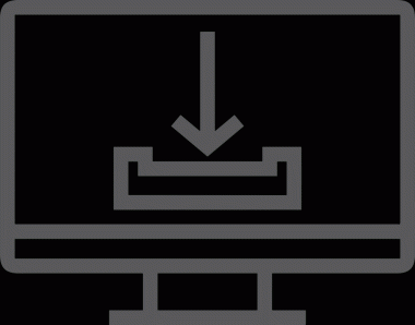 elektronik bilgisayar simgesi vektör resimleme