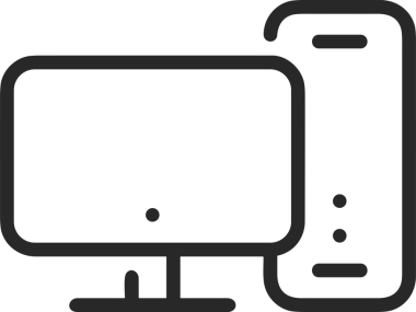 elektronik bilgisayar simgesi vektör resimleme