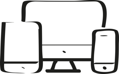 elektronik bilgisayar simgesi vektör resimleme