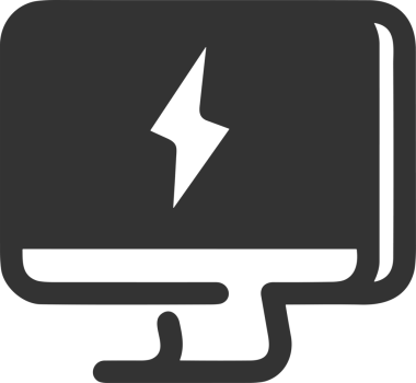 elektronik bilgisayar simgesi vektör resimleme